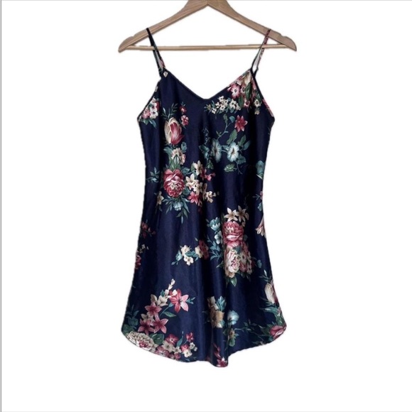 2000s Serena Lingerie Floral Slip Dress - Picture 4 of 4